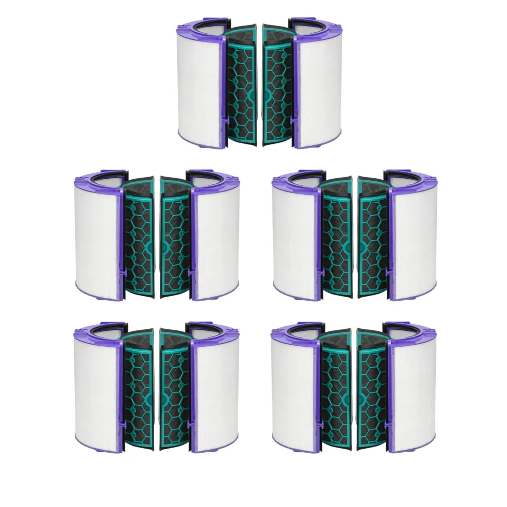 5x Trade-Shop HEPA Luftreinigungs-Filter Ersatz für Dyson Pure Cool Link Luftreiniger (DP04, DP05, TP04, TP05, HP04, HP05) ersetzt 969048-02 969048-03